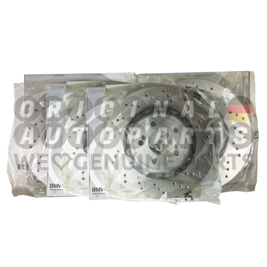 Genuine BMW M Brake Discs Rotors Set front + rear M2 F87 M3 F80 M4 F82 F83 34112284809 34112284810 34212284811 34212284812