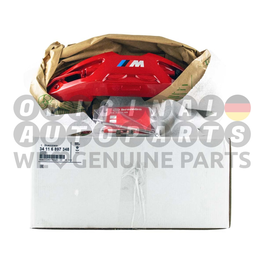 Genuine BMW M Performance Brake Caliper red front right 3' G20 5' G30 LCI G31 LCI G32 LCI 34116897348